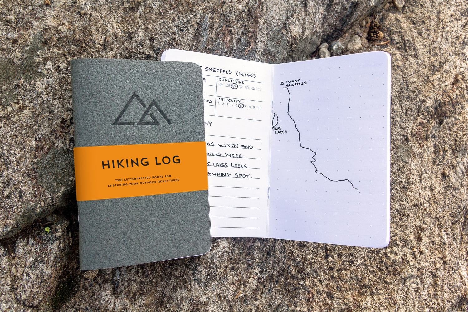 Hiking Journal Log (2 Pack)