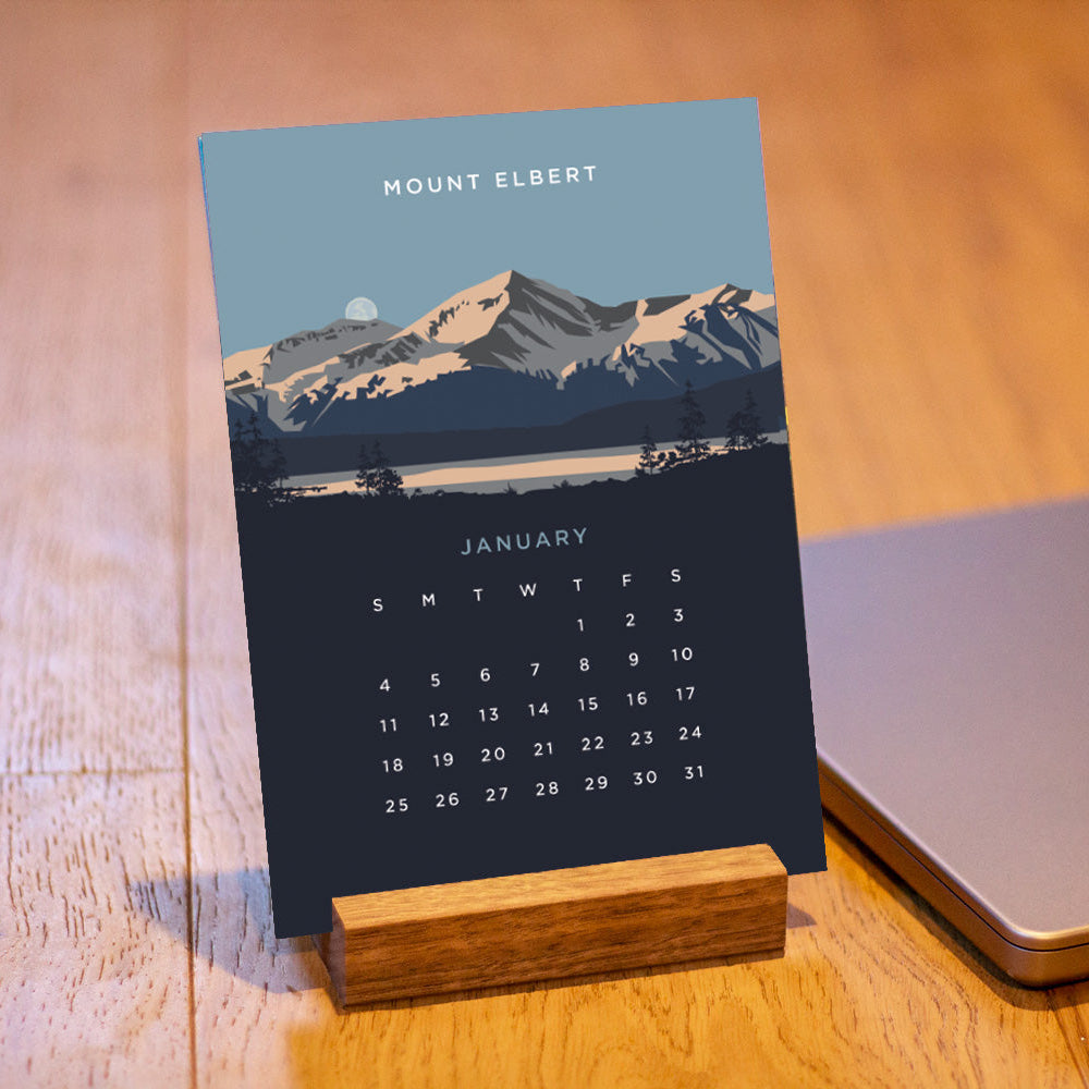 Colorado 14er Desk Calendar