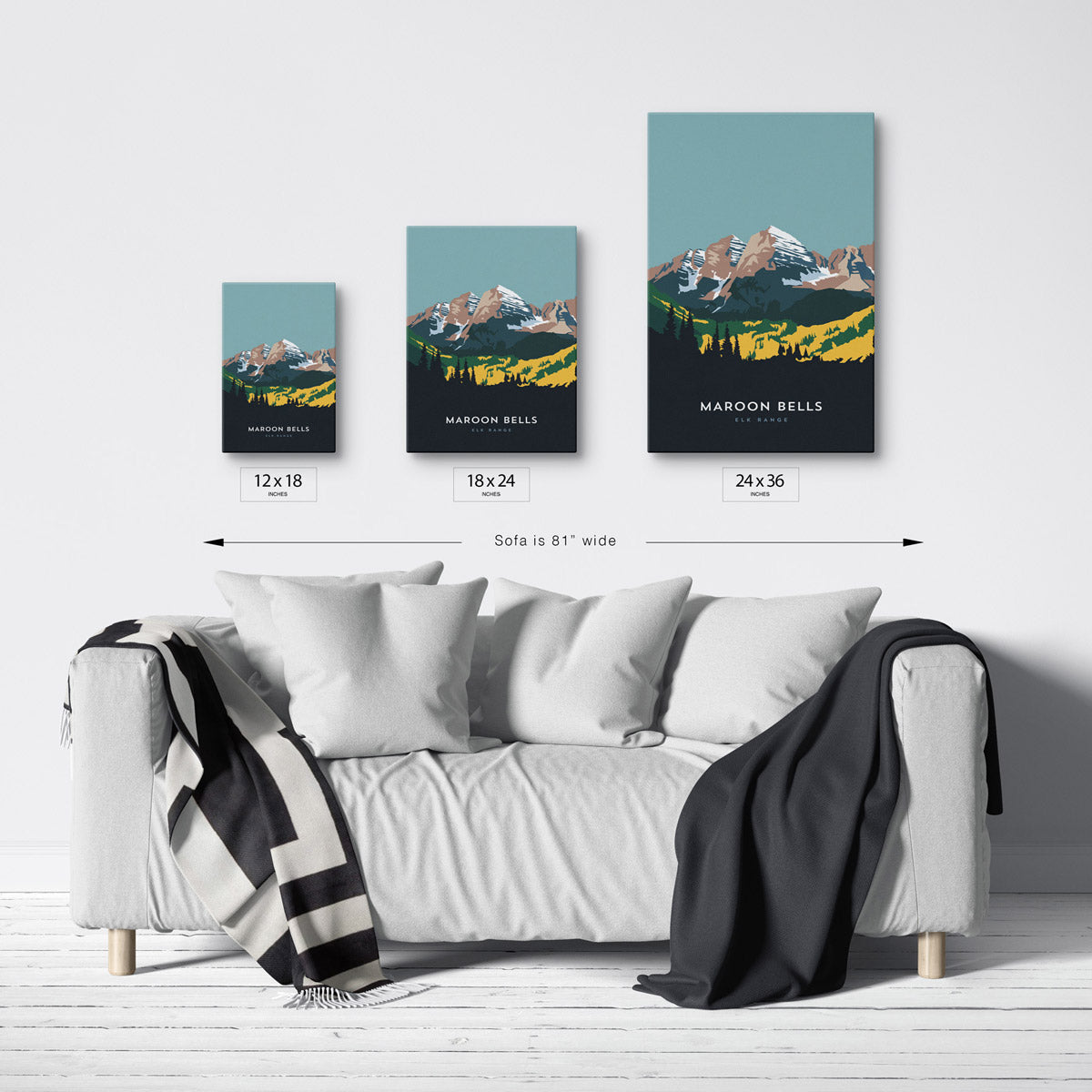 Conundrum Peak Colorado 14er Canvas Print