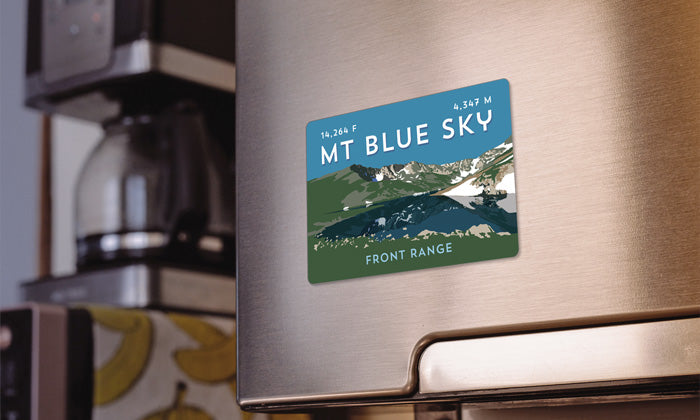 Mount Blue Sky Colorado 14er Magnet