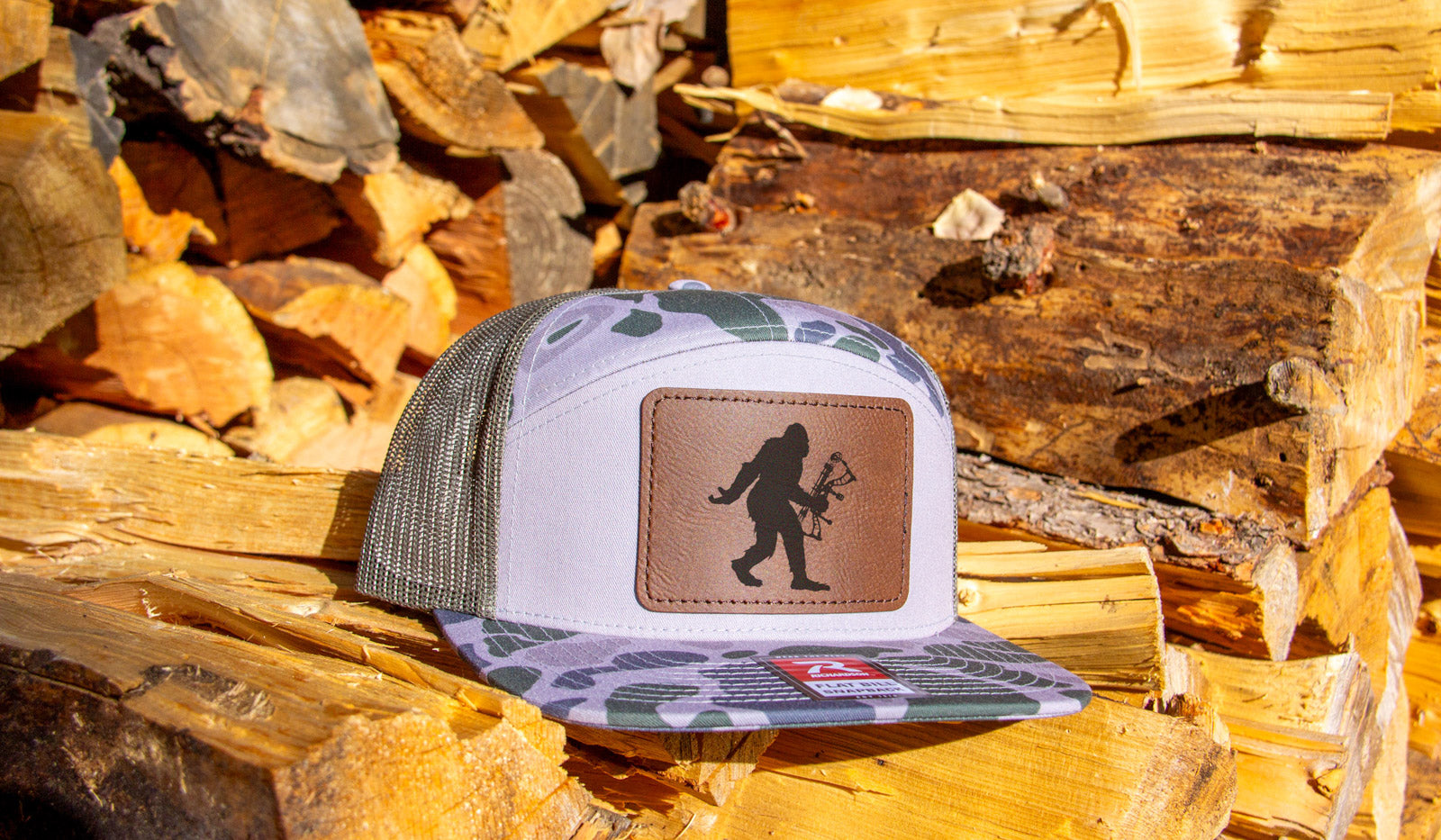 Bigfoot Bow Hunting Camouflage Hat Richardson 168 Marsh Duck Camo