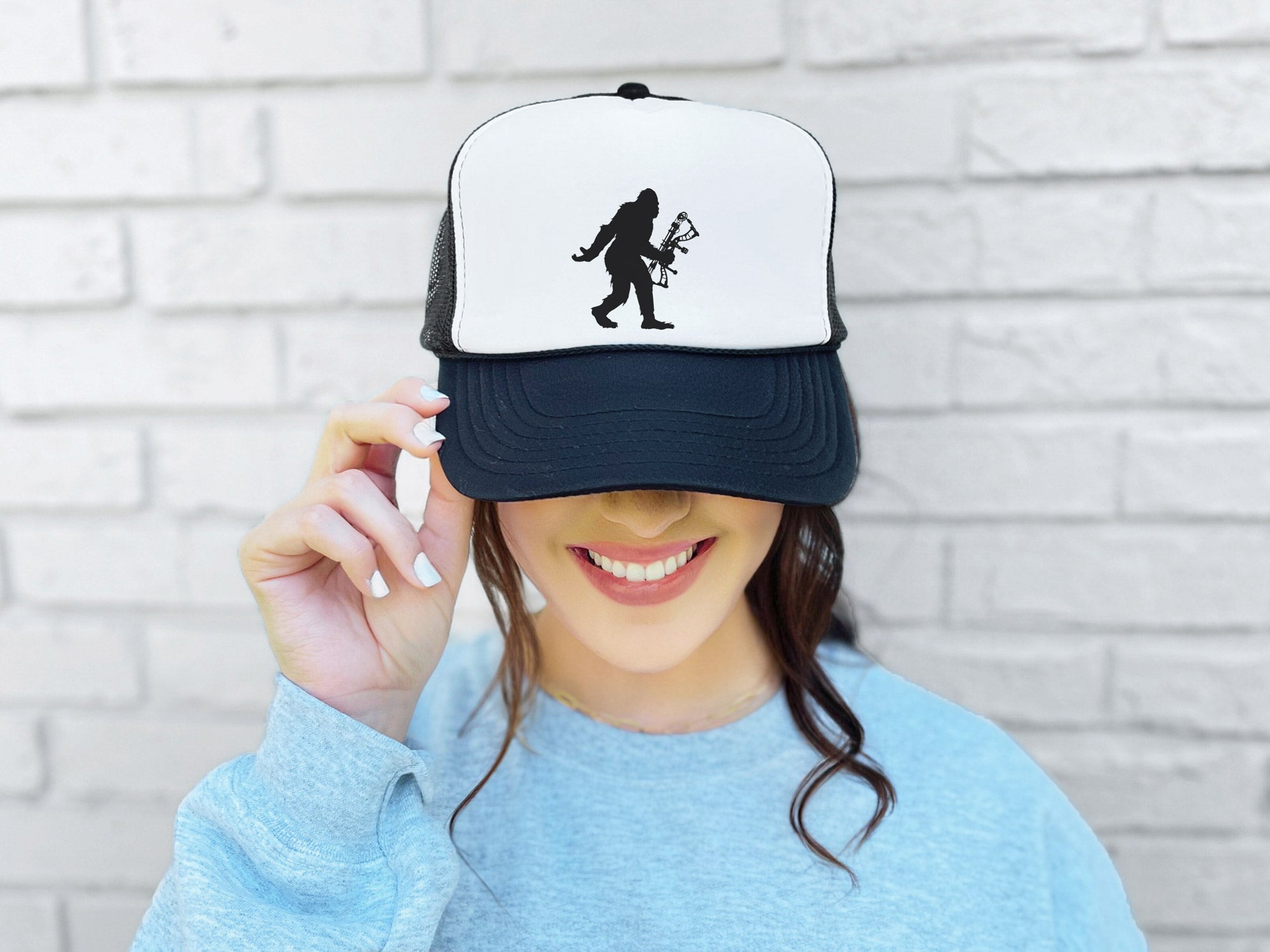 Sasquatch Archery Hunting Trucker Hat