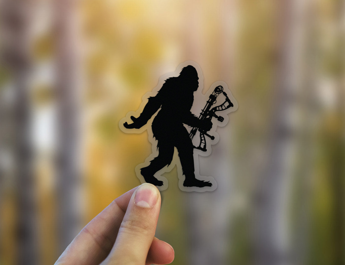 Sasquatch Archery Bow Hunting Sticker