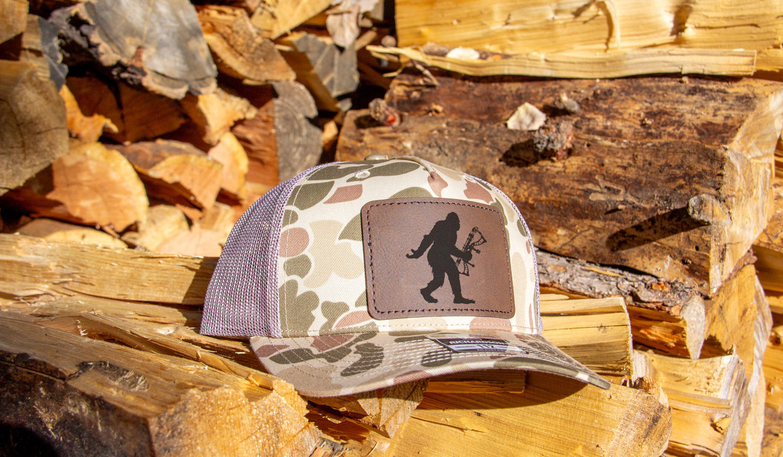 Bigfoot Bow Hunting Camouflage Hat Richardson 112 Harvest Duck Camo