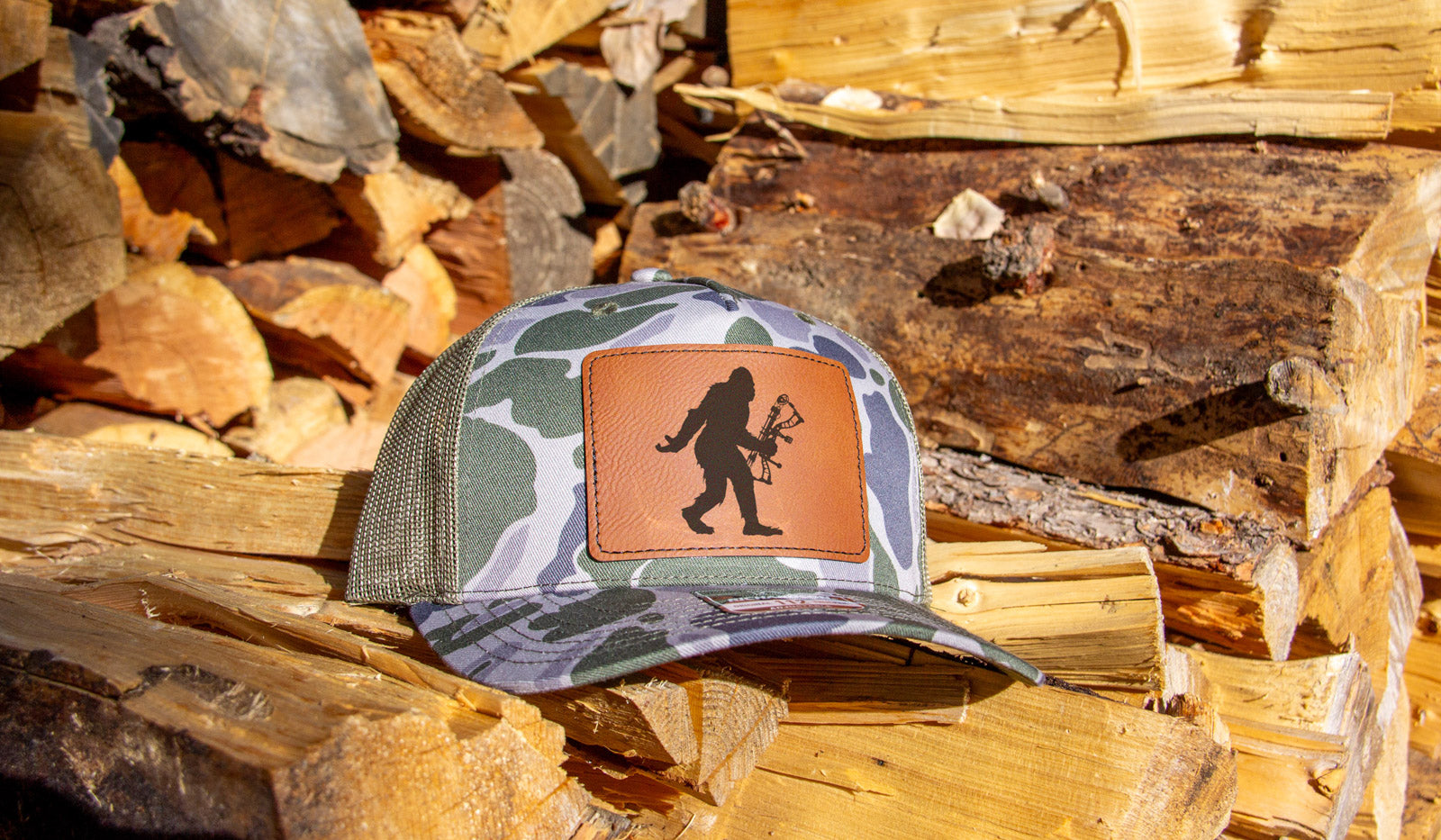 Bigfoot Bow Hunting Camouflage Hat Richardson 112 Marsh Duck Camo