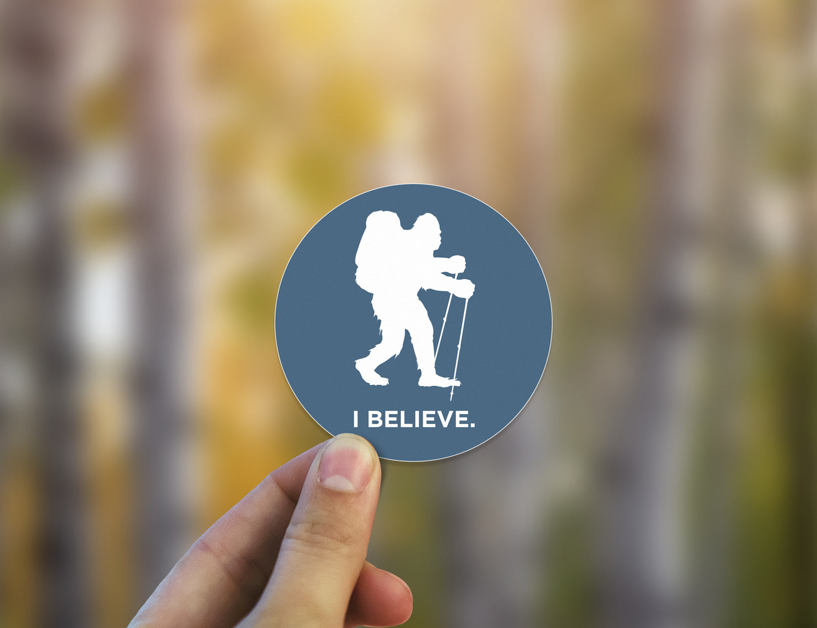 Sasquatch Backpacking Sticker