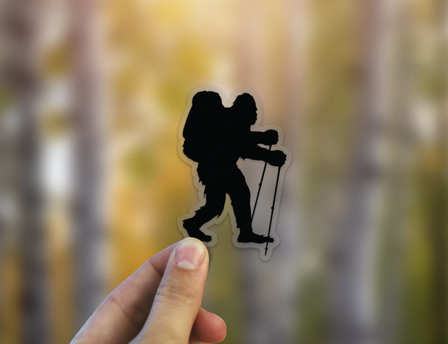 Sasquatch Backpacking Sticker