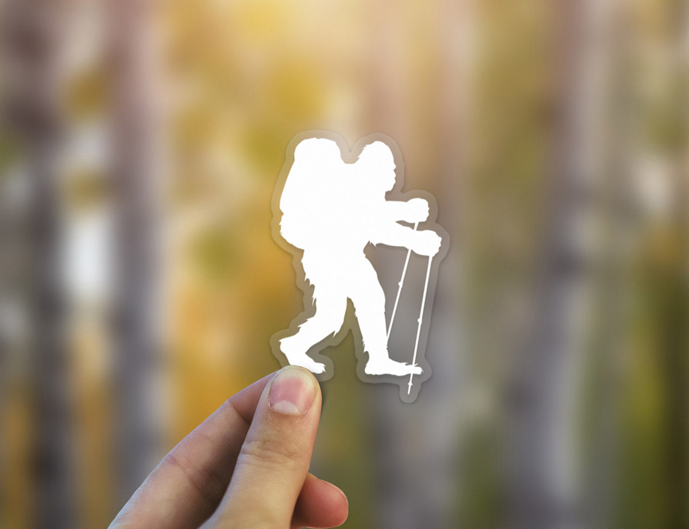 Sasquatch Backpacking Sticker