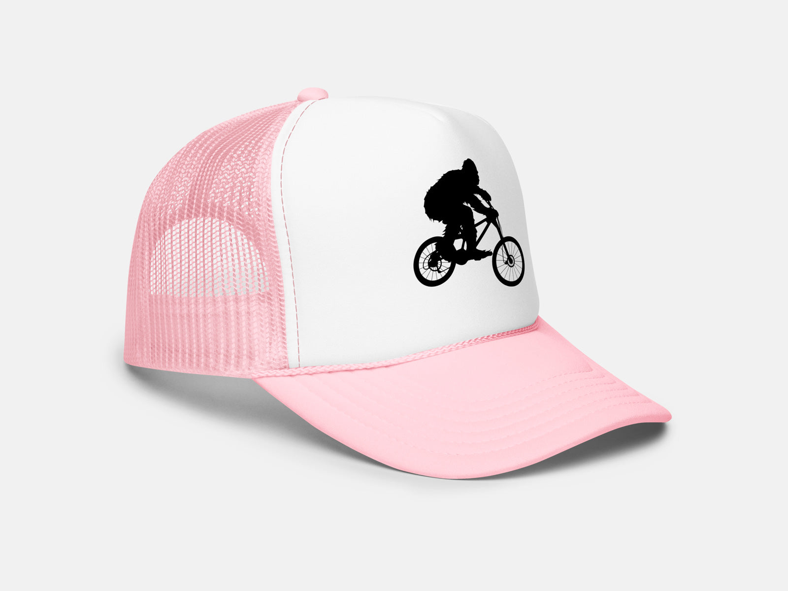Sasquatch Mountain Biking Trucker Hat