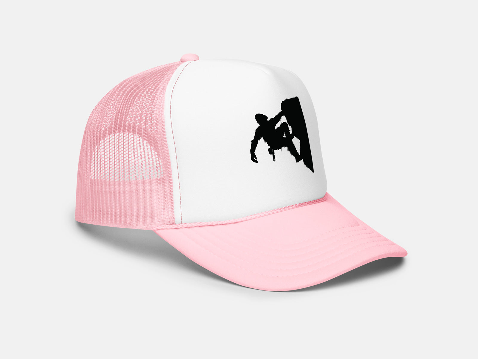 Sasquatch Rock Climbing Trucker Hat