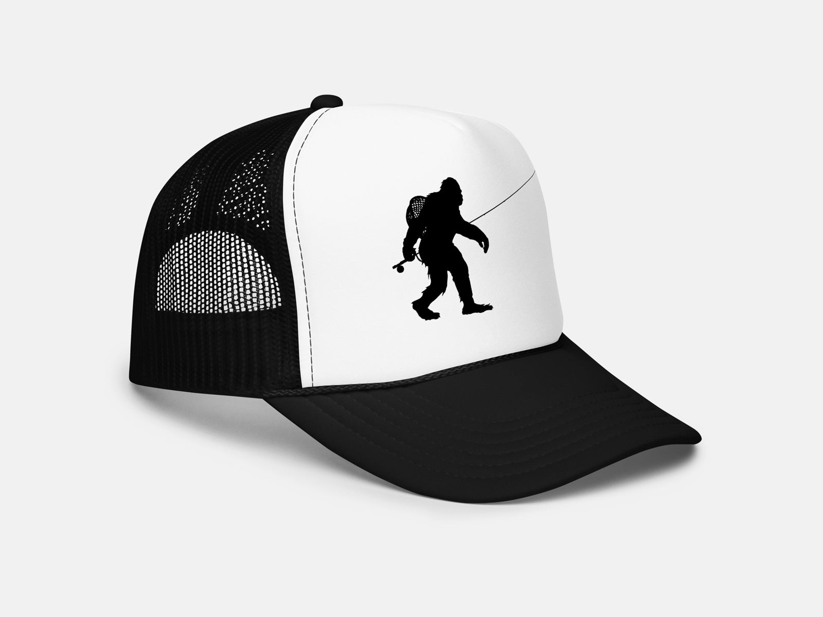 Sasquatch Fly Fishing Trucker Hat