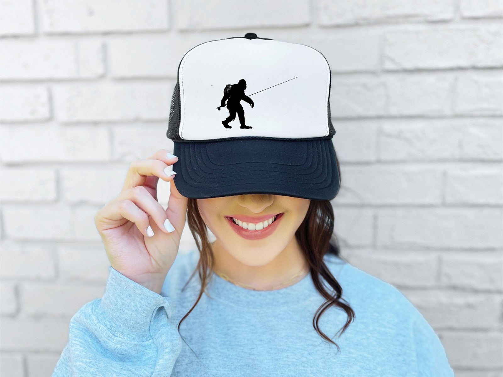 Sasquatch Fly Fishing Trucker Hat