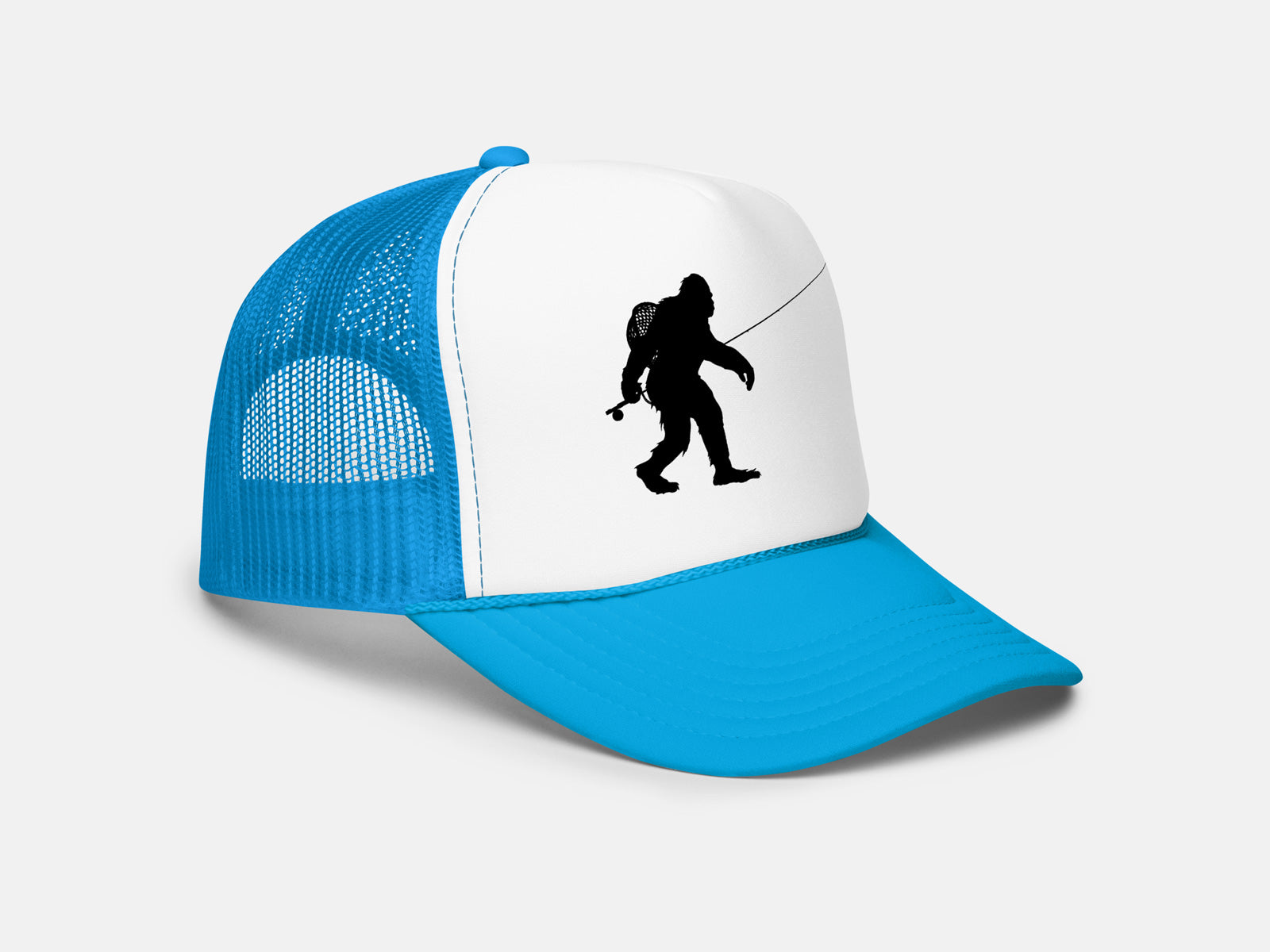 Sasquatch Fly Fishing Trucker Hat