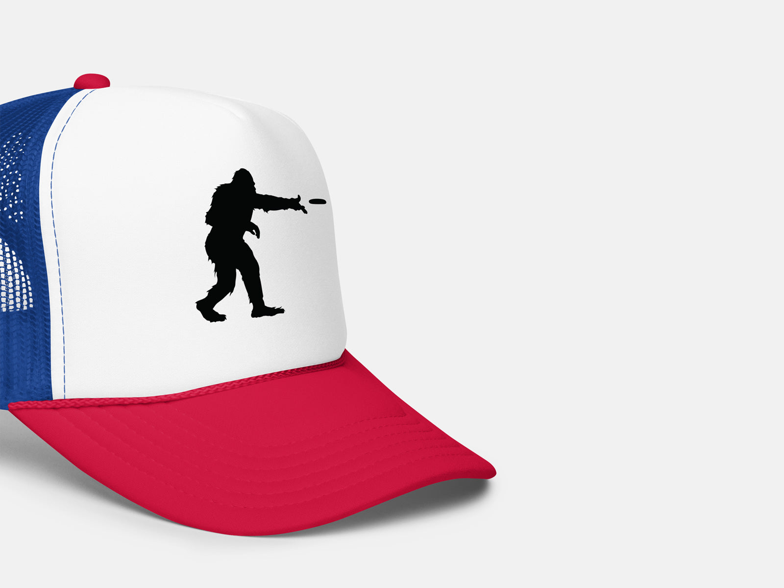 Sasquatch Frisbee Trucker Hat