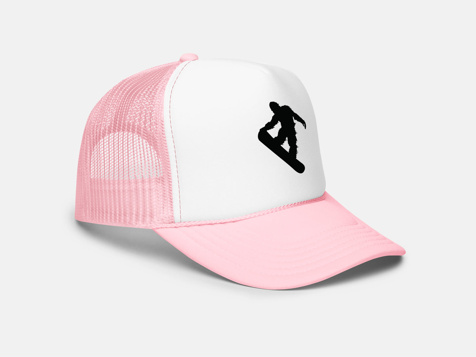 Sasquatch Snowboard Trucker Hat