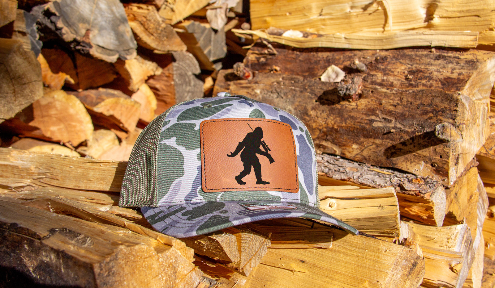Sasquatch Rifle Hunting Camouflage Hat
