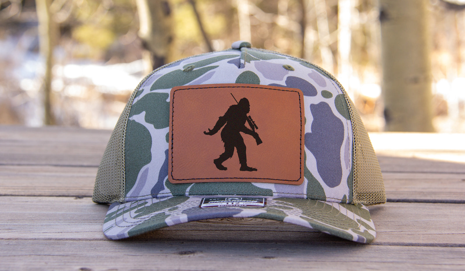 Sasquatch Rifle Hunting Camouflage Hat