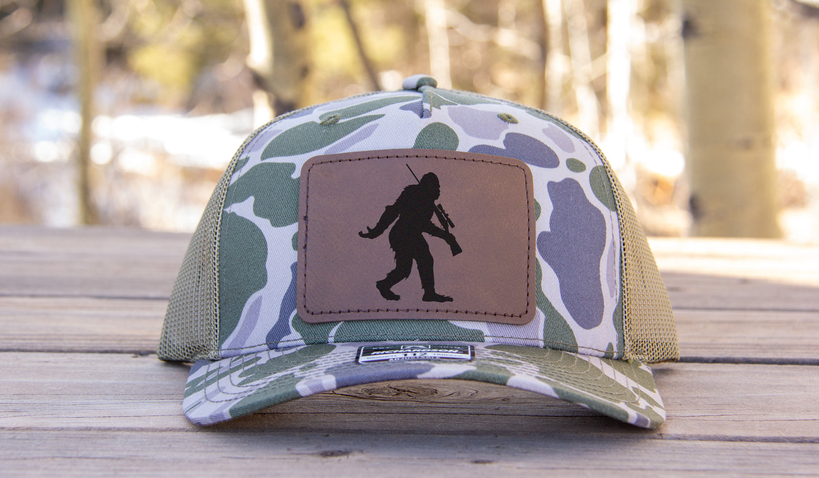 Sasquatch Rifle Hunting Camouflage Hat