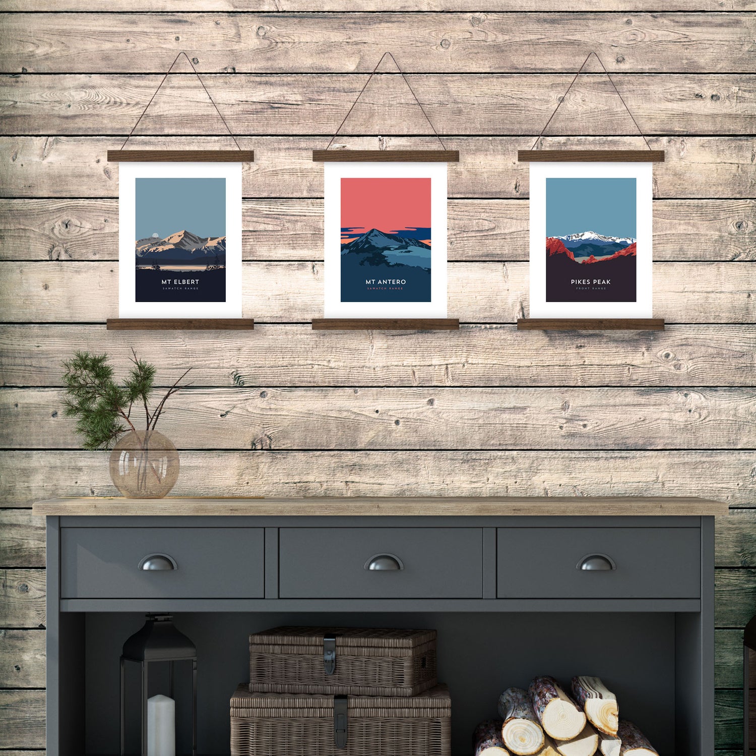 Mount Antero Colorado 14er Hanger Frame Poster
