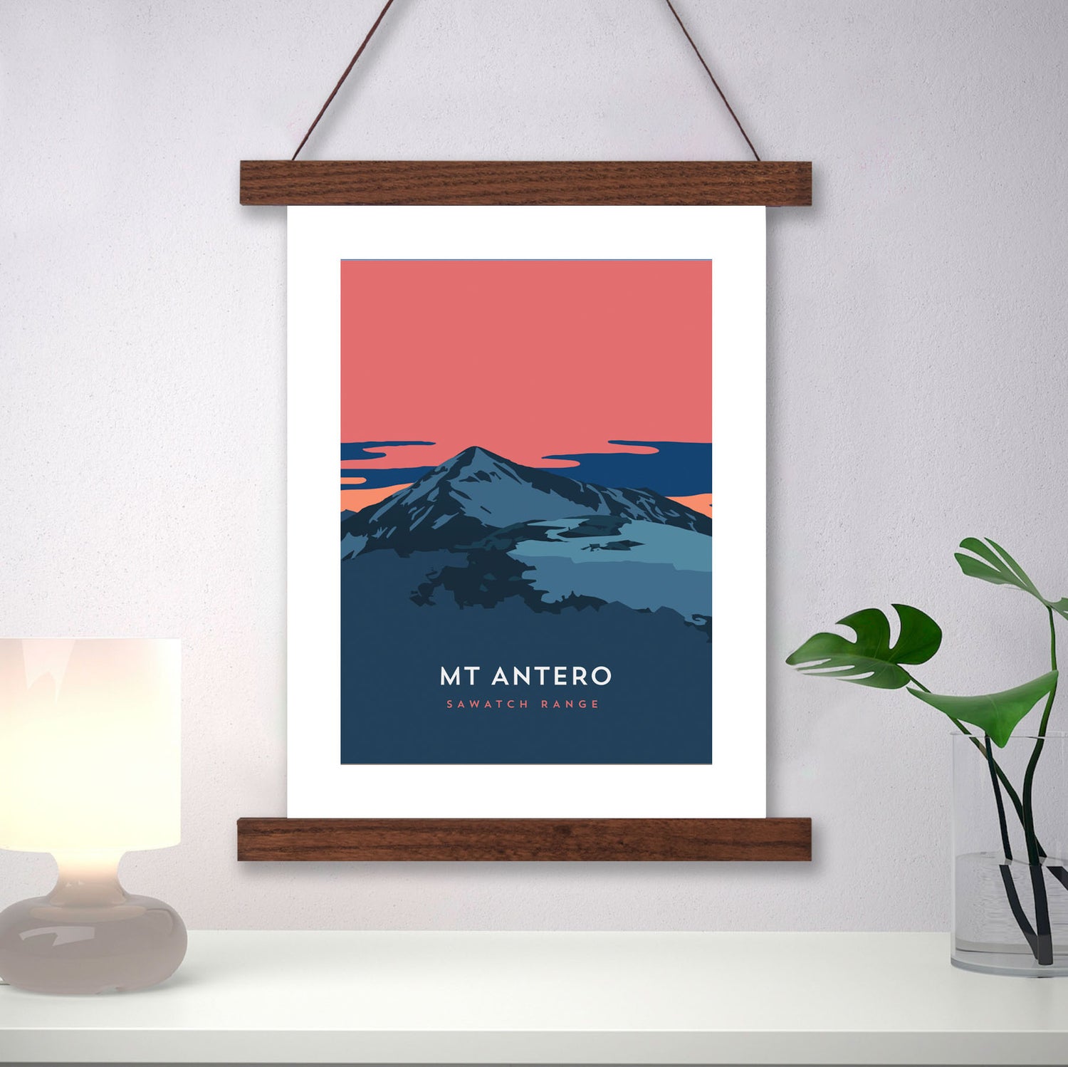 Mount Antero Colorado 14er Hanger Frame Poster