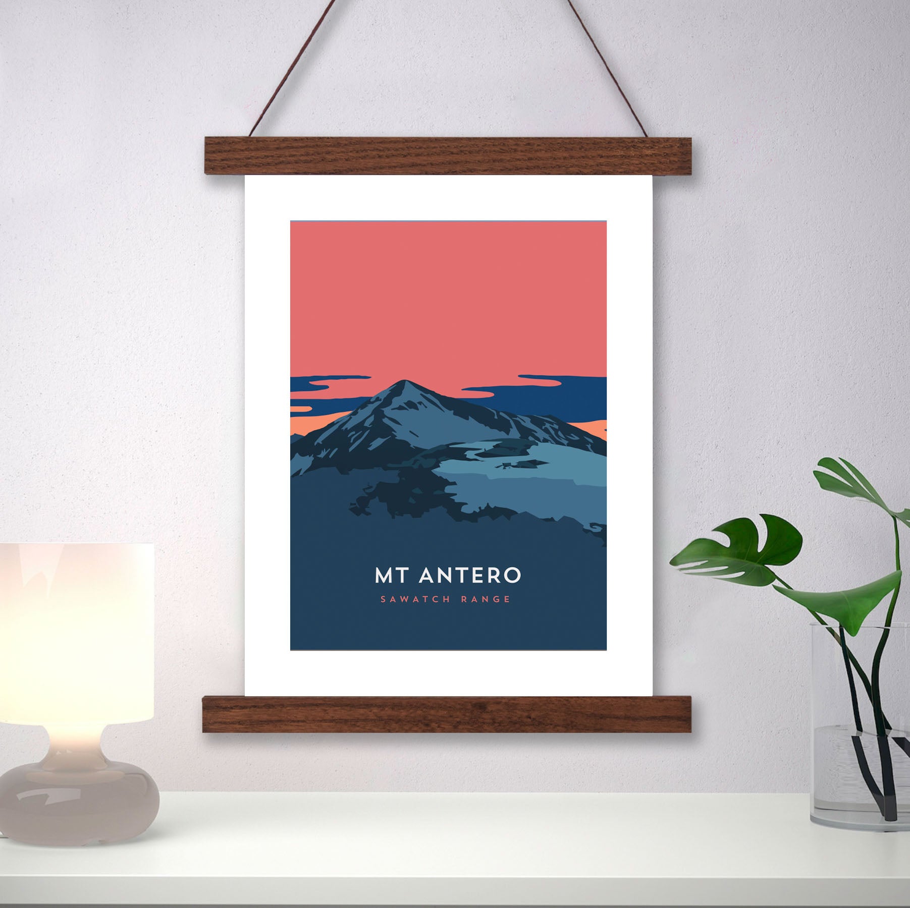 Mount Antero Colorado 14er Hanger Frame Poster