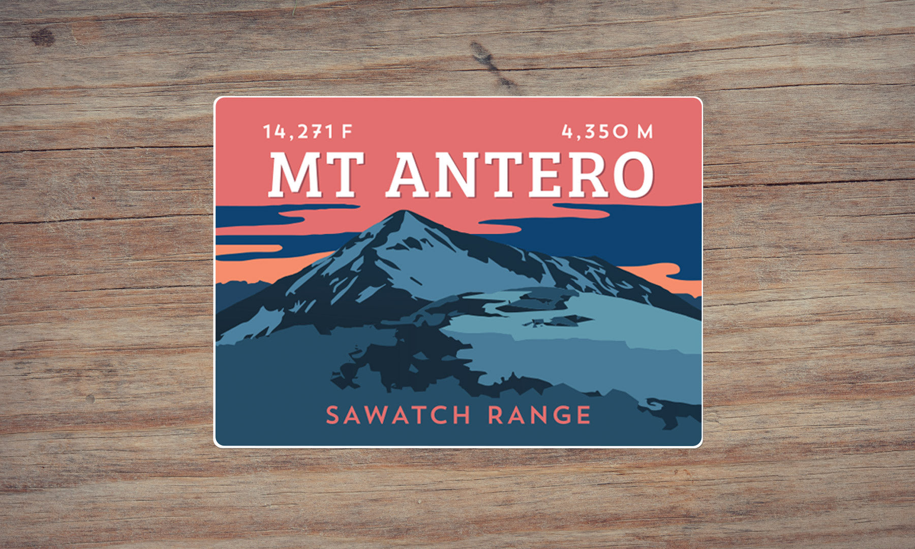 Mount Antero Colorado 14er Sticker