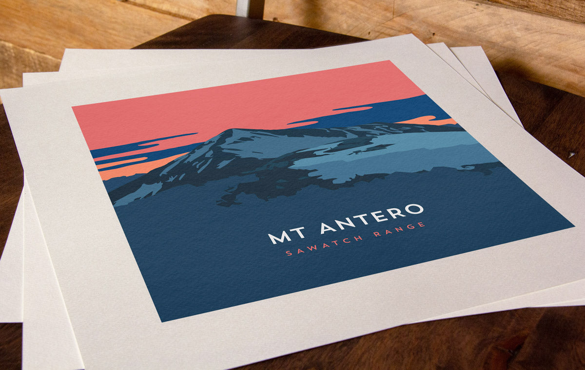 Mount Antero Colorado 14er Art Print