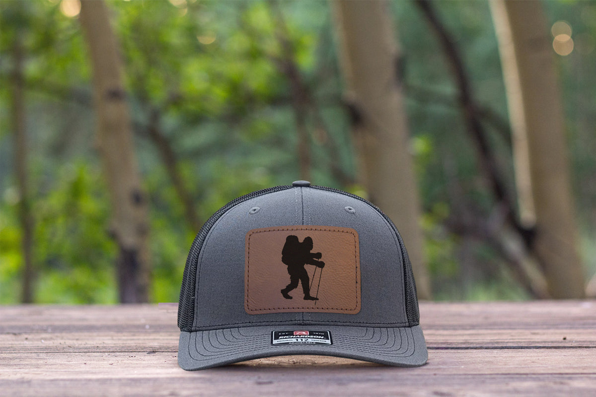 Sasquatch Backpacking Hat Charcoal/Black Richardson 112 Bigfoot