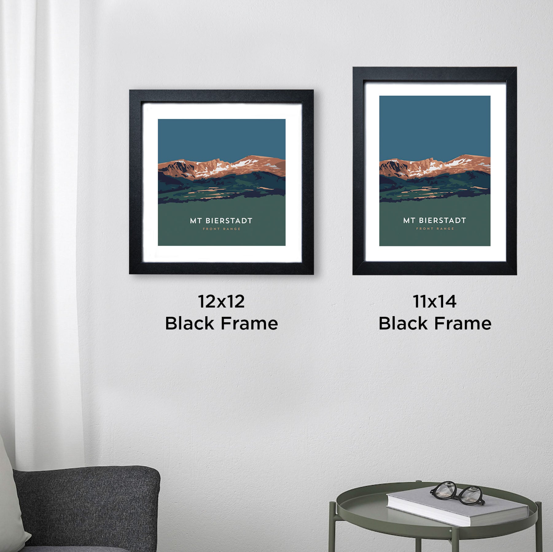 Mount Bierstadt Colorado 14er Framed Poster