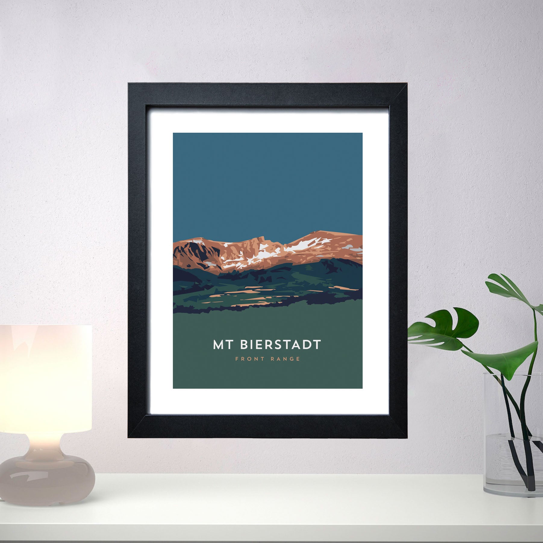 Mount Bierstadt Colorado 14er Framed Poster
