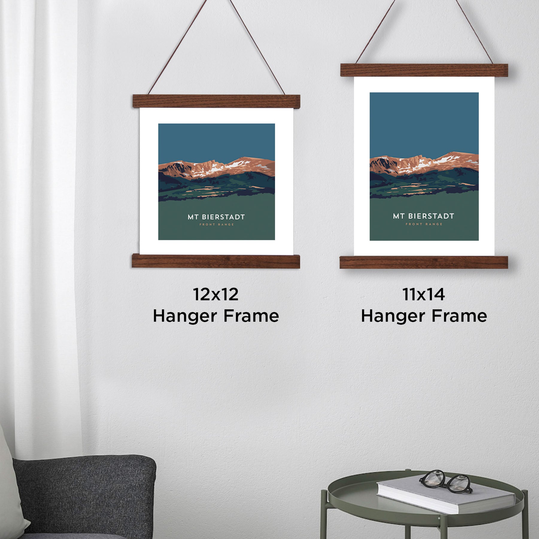 Mount Bierstadt Colorado 14er Hanger Frame Poster