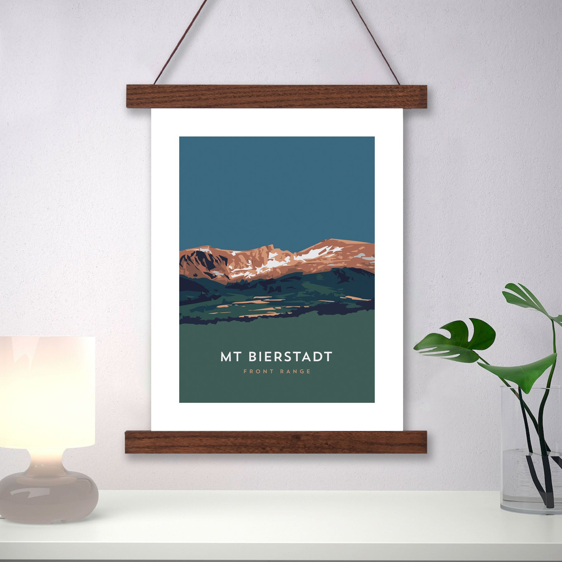Mount Bierstadt Colorado 14er Hanger Frame Poster