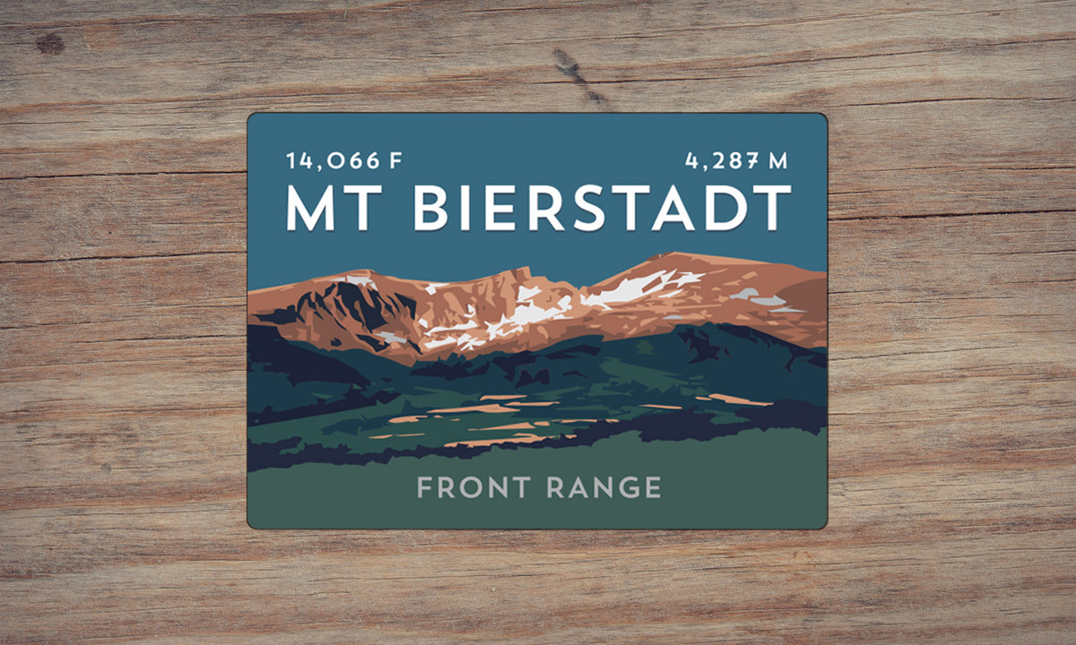 Mount Bierstadt Colorado 14er Magnet
