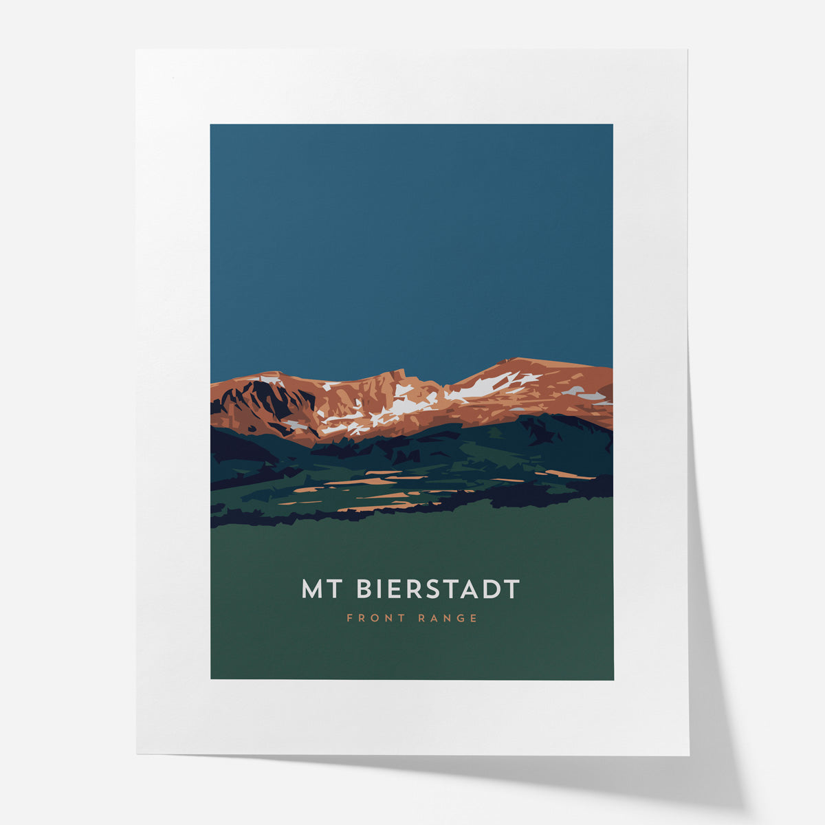 Mount Bierstadt Colorado 14er Poster