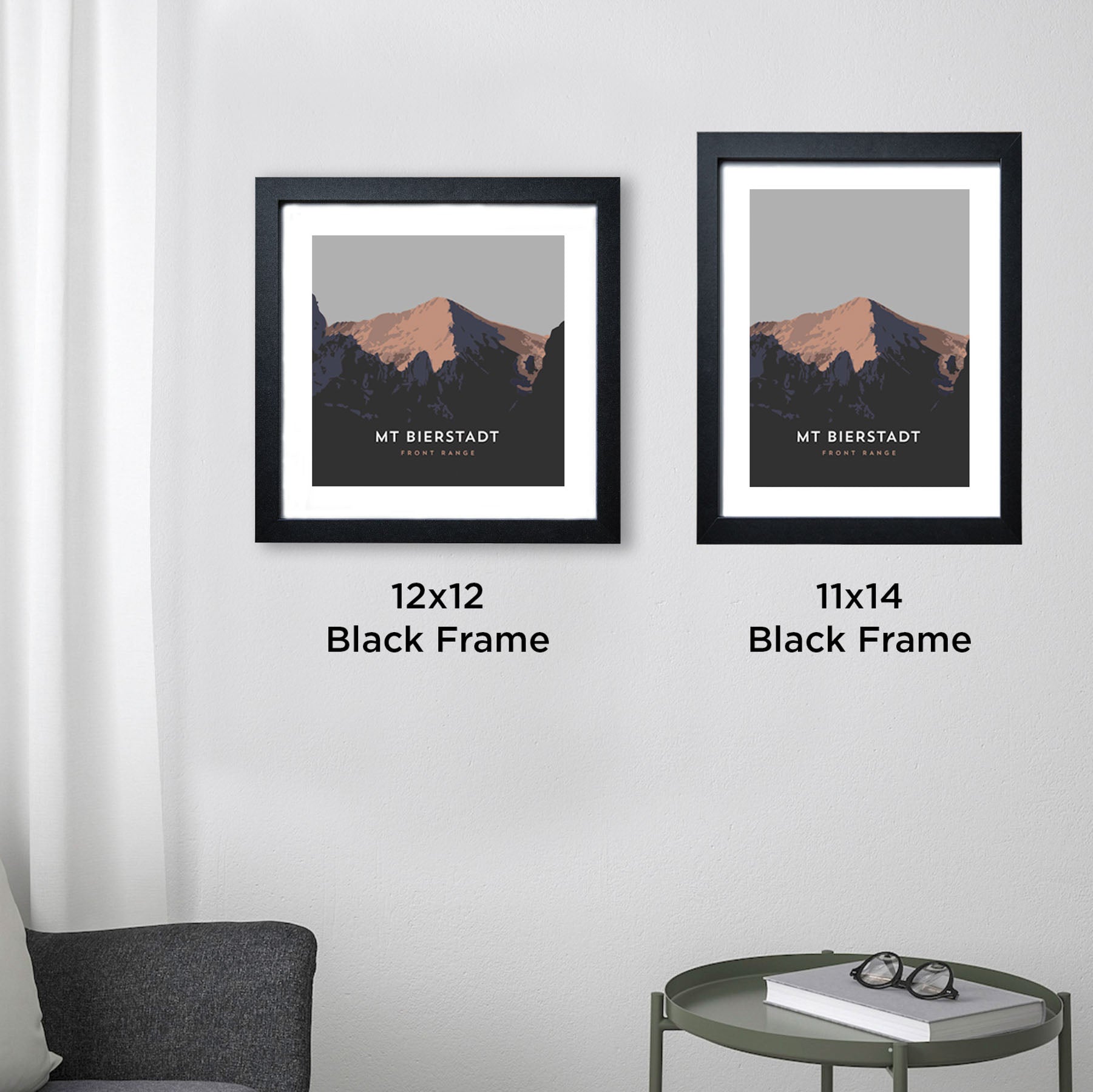 Mount Bierstadt Sawtooth Ridge Colorado 14er Framed Poster