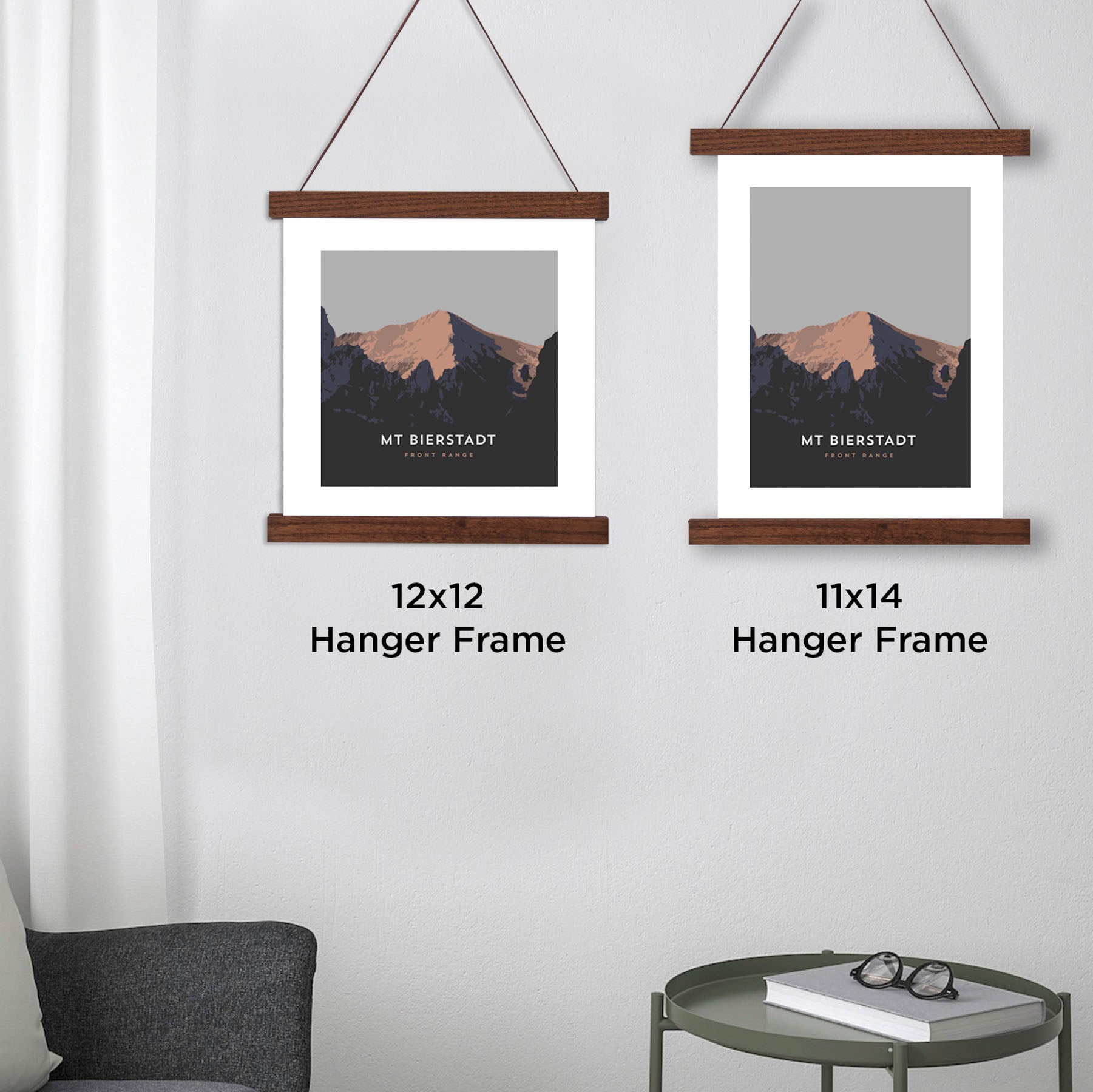 Mount Bierstadt Sawtooth Ridge Colorado 14er Hanger Frame Poster