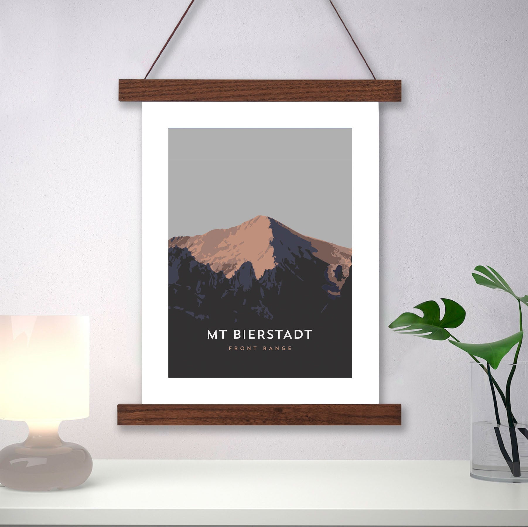 Mount Bierstadt Sawtooth Ridge Colorado 14er Hanger Frame Poster