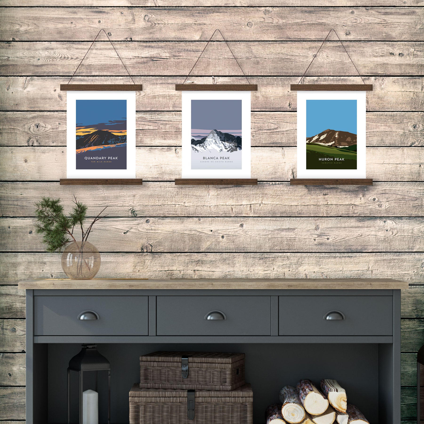 Blanca Peak Colorado 14er Hanger Frame Poster