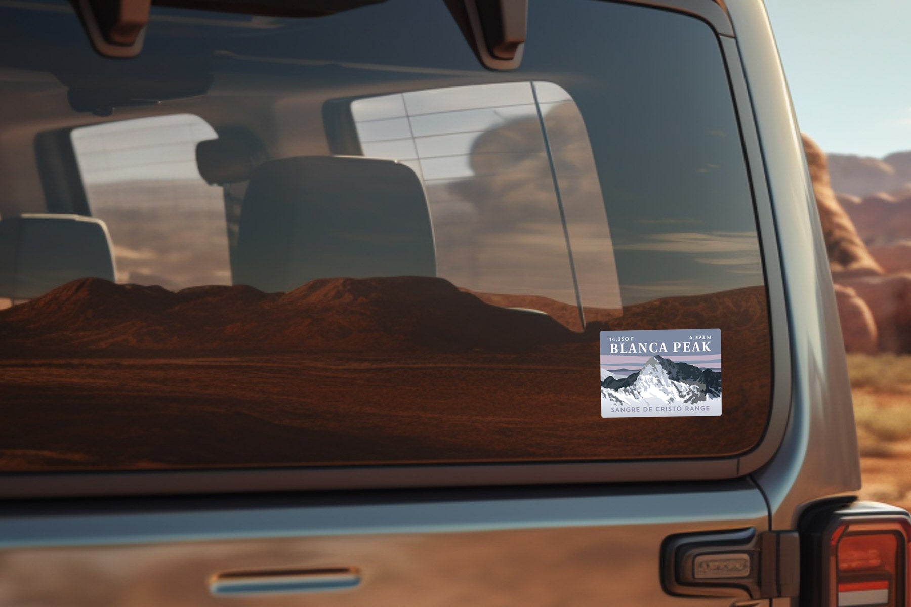 Blanca Peak Colorado 14er Sticker