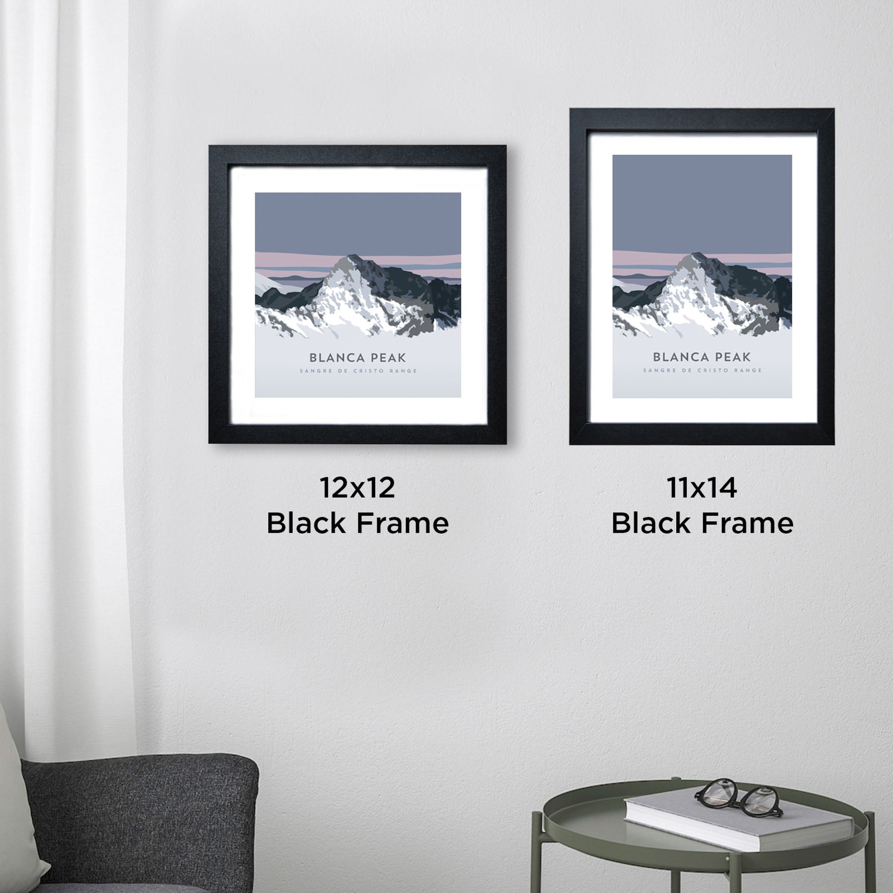 Blanca Peak Colorado 14er Framed Poster
