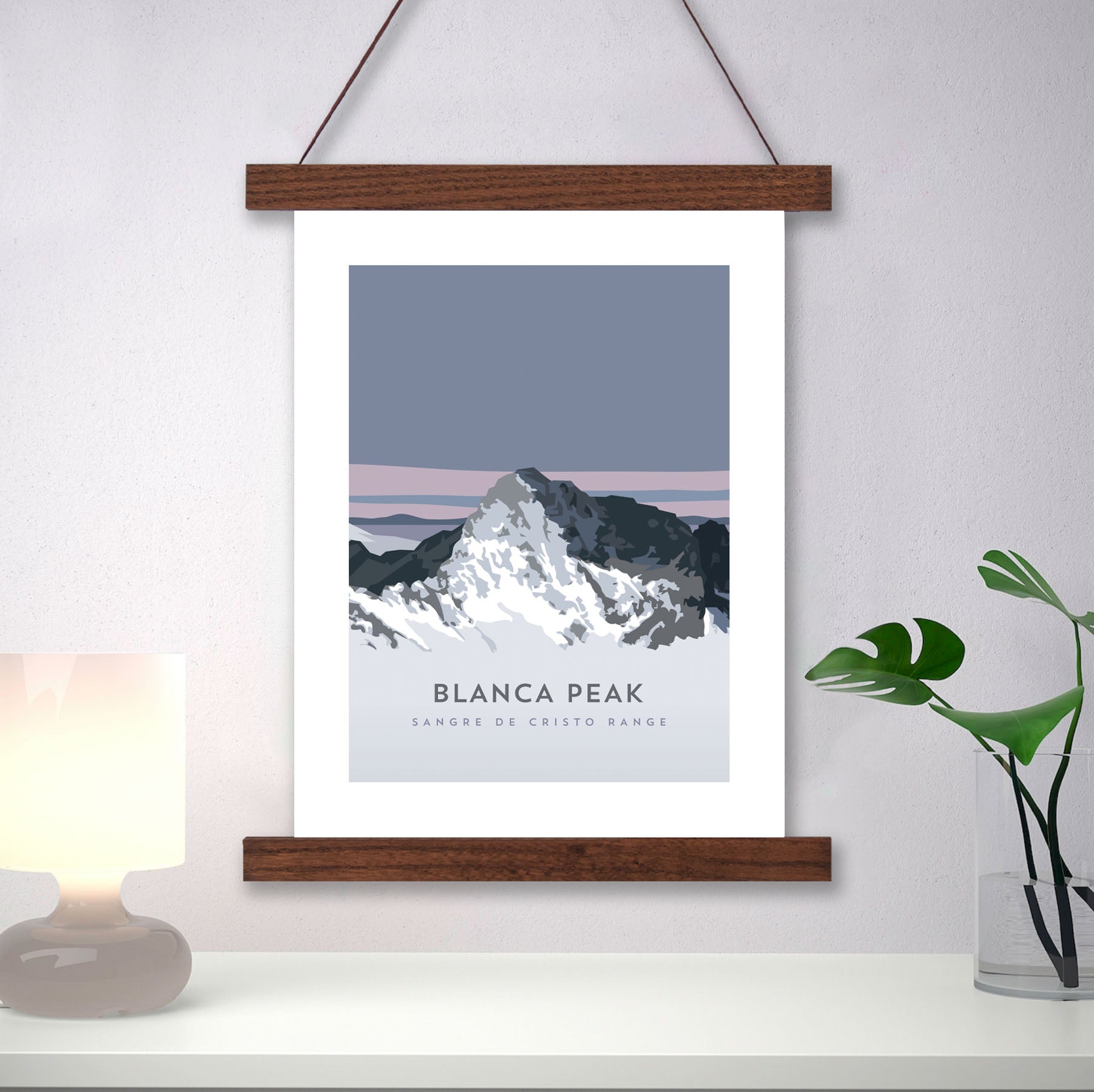 Blanca Peak Colorado 14er Hanger Frame Poster