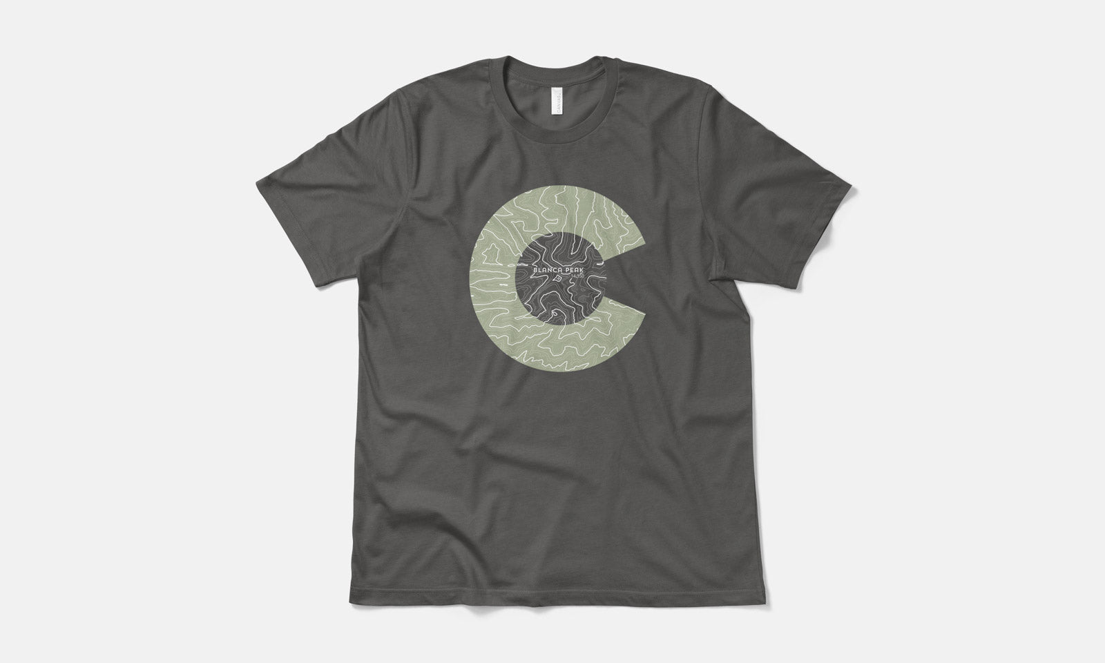 Blanca Peak Topo 14er Shirt