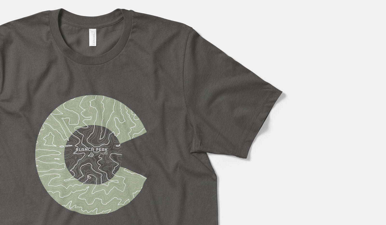 Blanca Peak Topo 14er Shirt