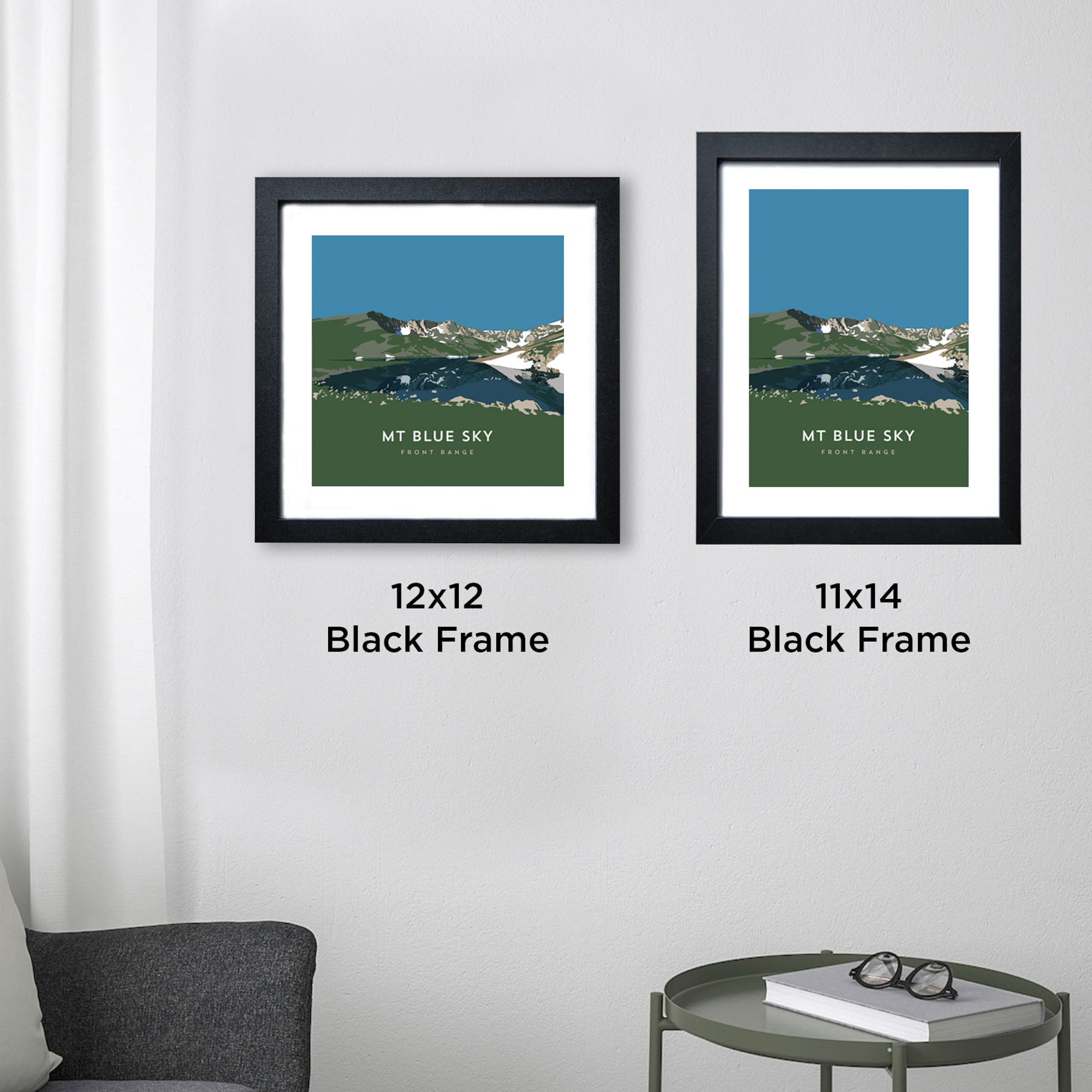 Mount Blue Sky Colorado 14er Framed Art Print