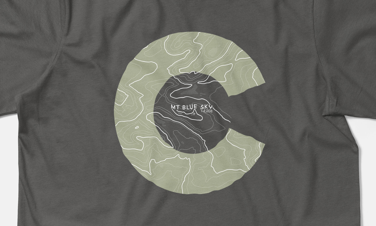 Mount Blue Sky Topo 14er Shirt