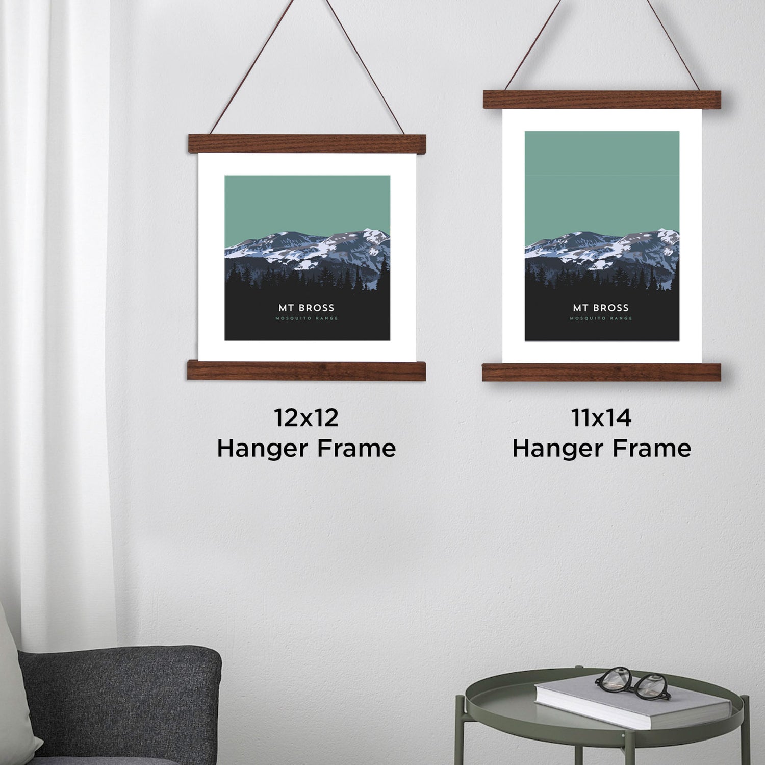 Mount Bross Colorado 14er Hanger Frame Poster