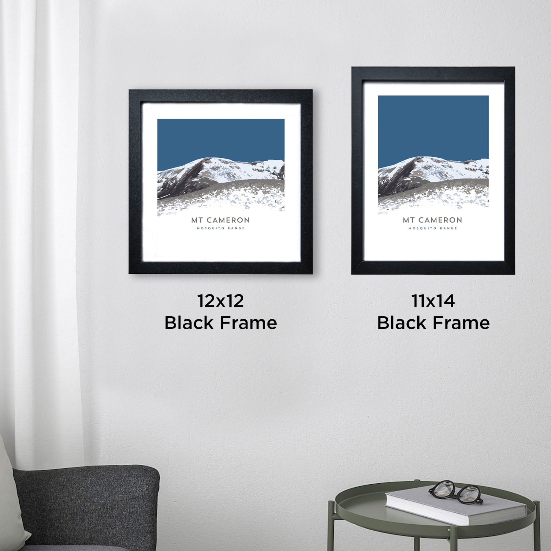 Mount Cameron Colorado 14er Framed Poster