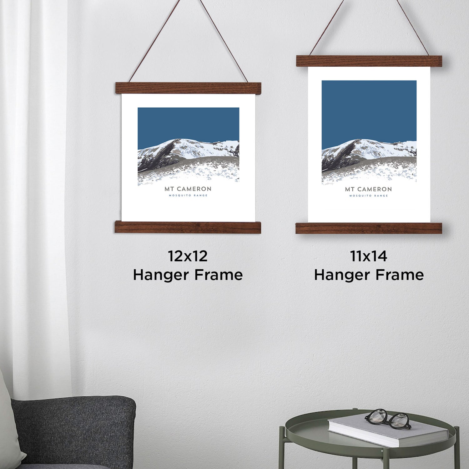 Mount Cameron Colorado 14er Hanger Frame Poster