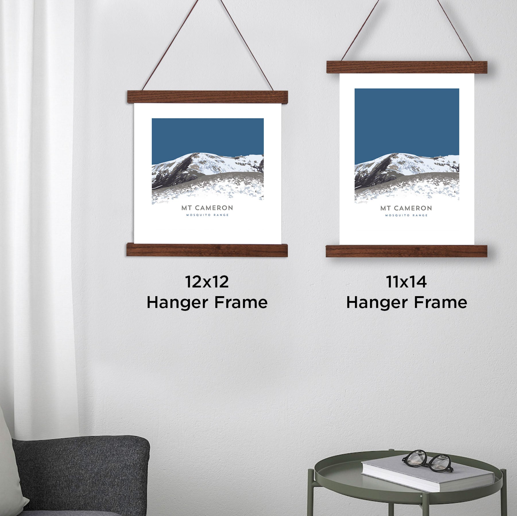 Mount Cameron Colorado 14er Hanger Frame Poster