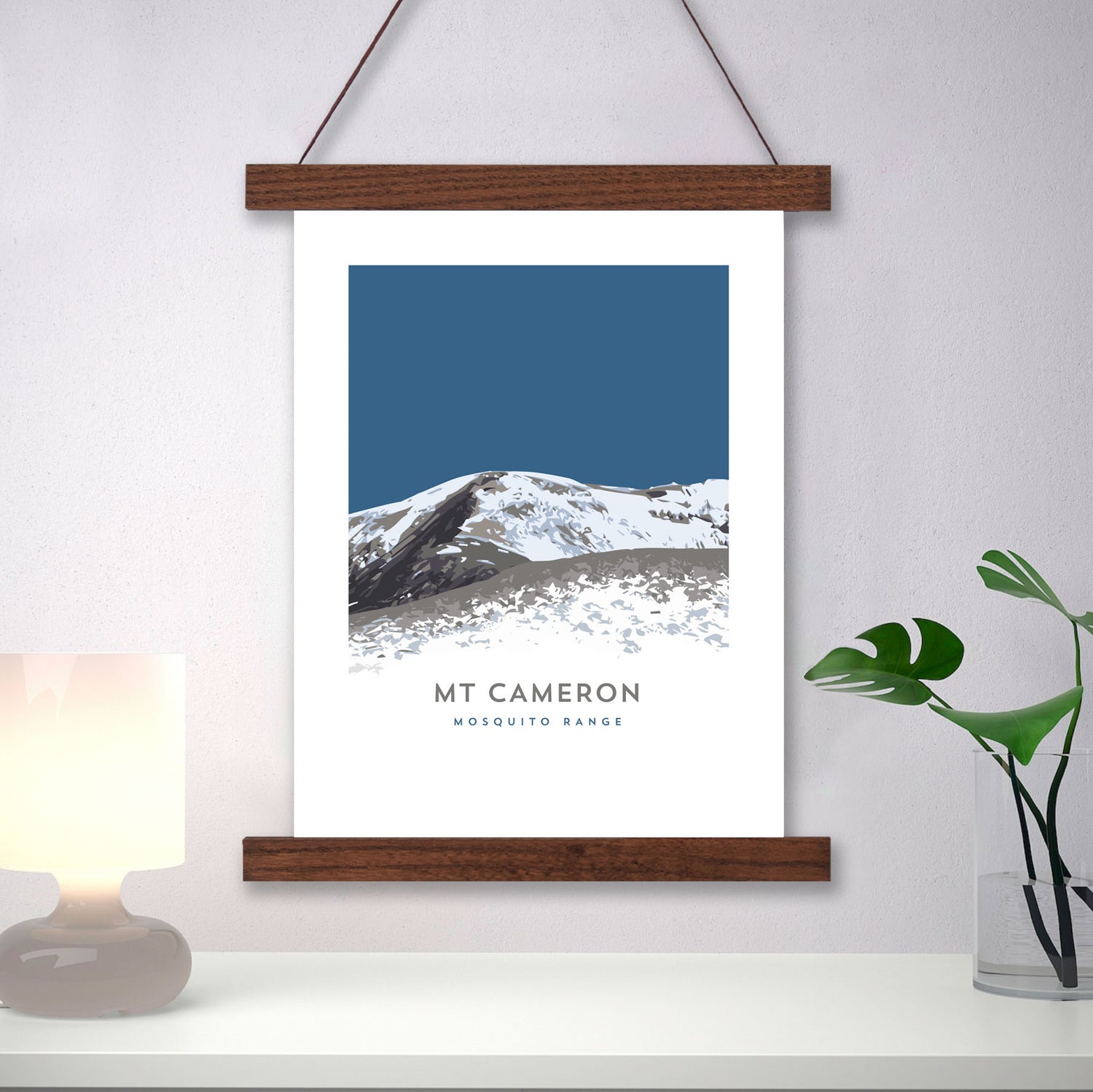 Mount Cameron Colorado 14er Hanger Frame Poster